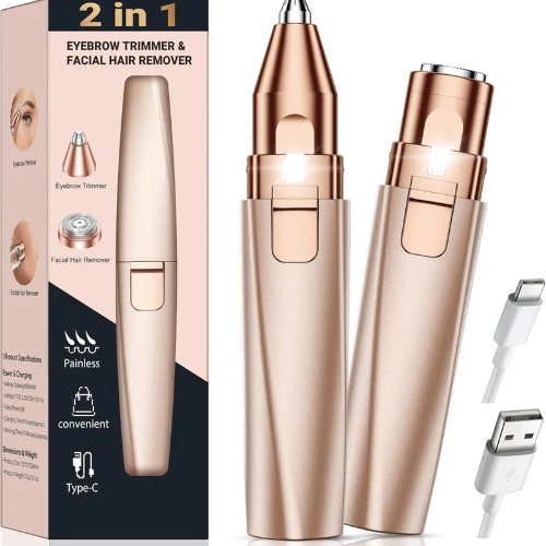 Nuvyro™ 2-in-1 Facial & Brow Trimmer